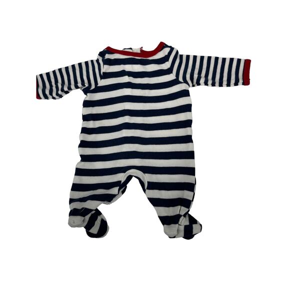 Carters Wonder Nation Cat & Jack Lot of 3 Footed One Piece Pajamas Newborn Baby - Picture 5 of 10